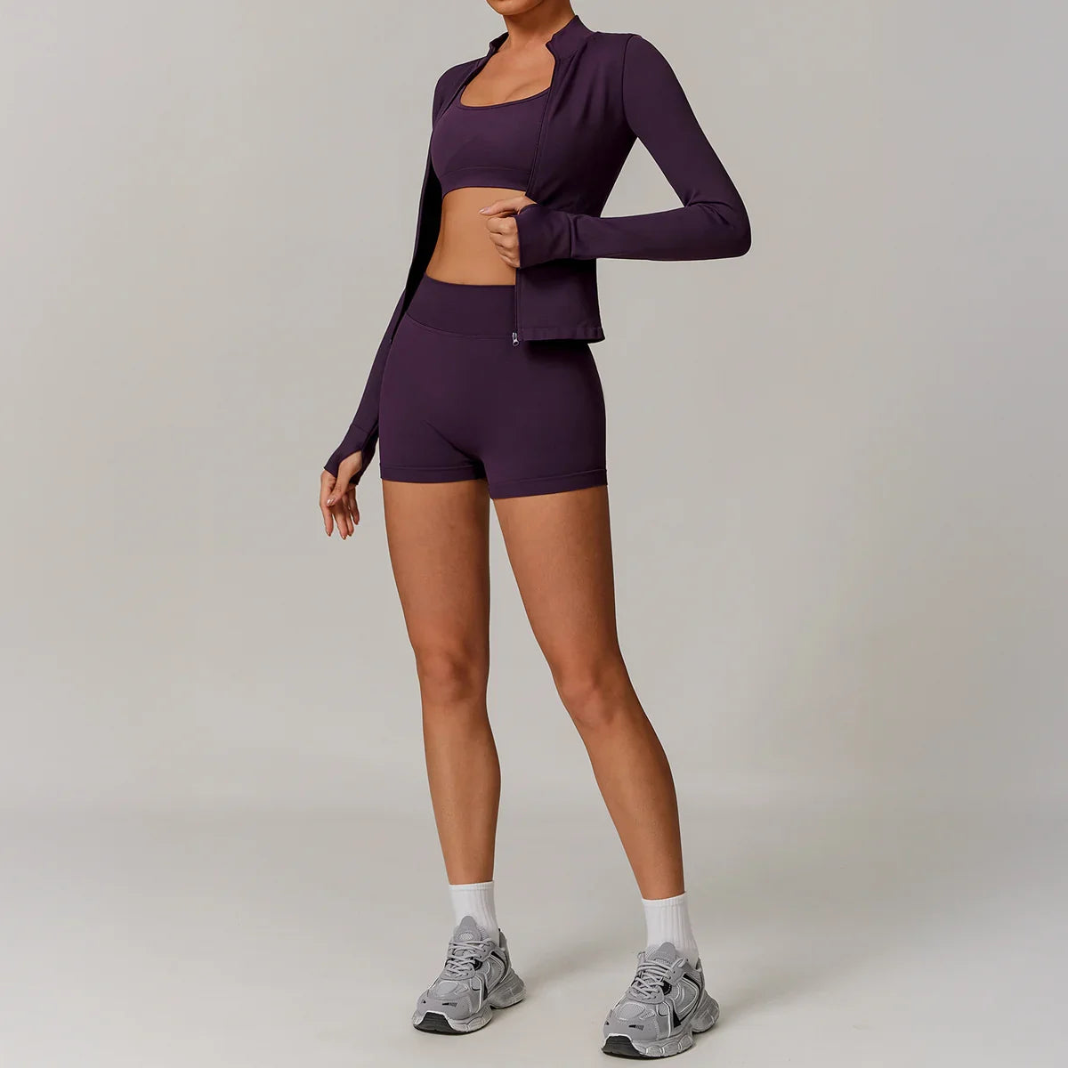 Core Layer Biker Short Set