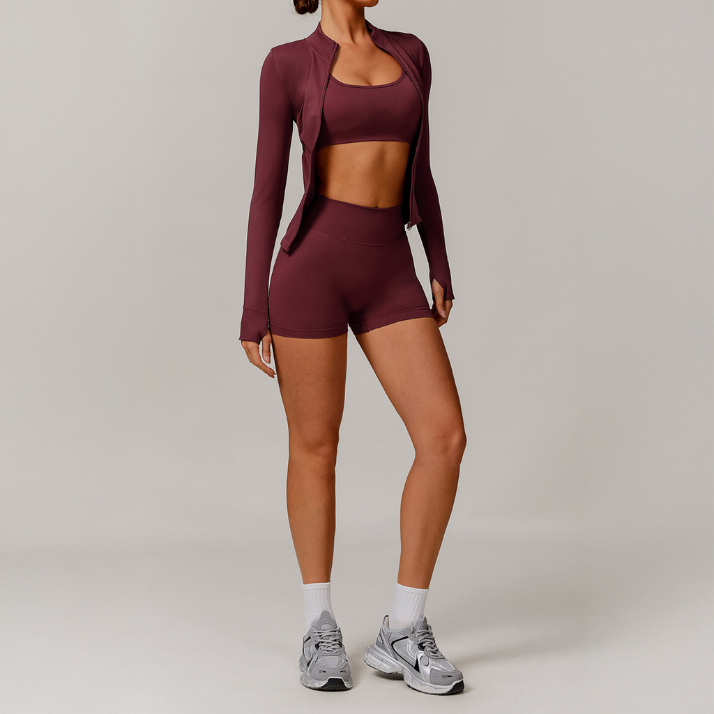 Core Layer Biker Short Set