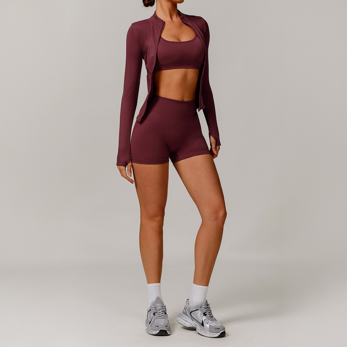 Core Layer Biker Short Set