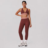 Conjunto Luna NÜMA, set con estampado de puntos sobre tierra rosado